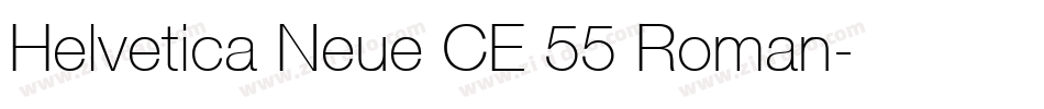 Helvetica Neue CE 55 Roman字体转换